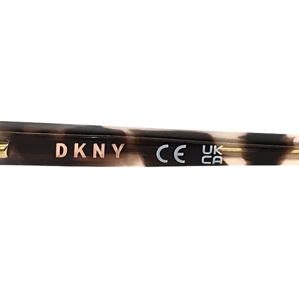 DKNY Eyeglasses Frames DK5003 265 Pink Tortoise Cat Eye Full Rim 53-16-135